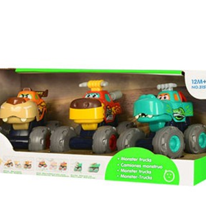 ست 3 عددی ماشین هیولا هولی تویزHola Toys مدل A3151-اسباب بازی